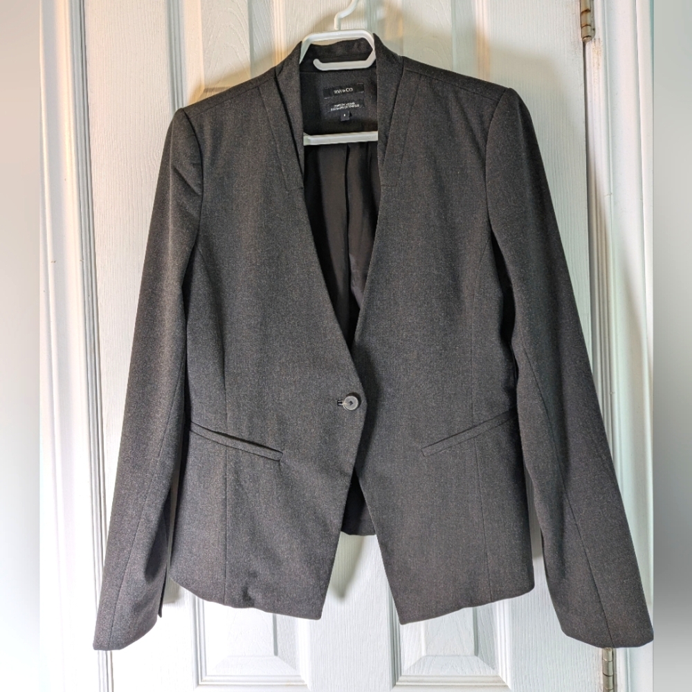 Charcoal Skirt And Blazer